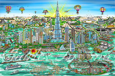 Fazzino Art Fazzino Art The Wonders of Dubai (DX)
